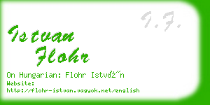 istvan flohr business card